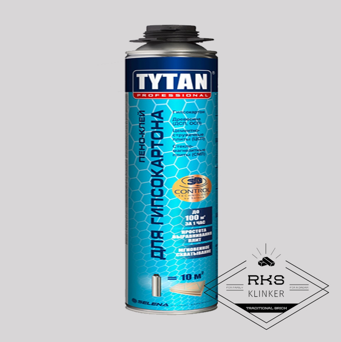 Пено-клей для гипсокартона TYTAN Professional, 840 мл в Москве